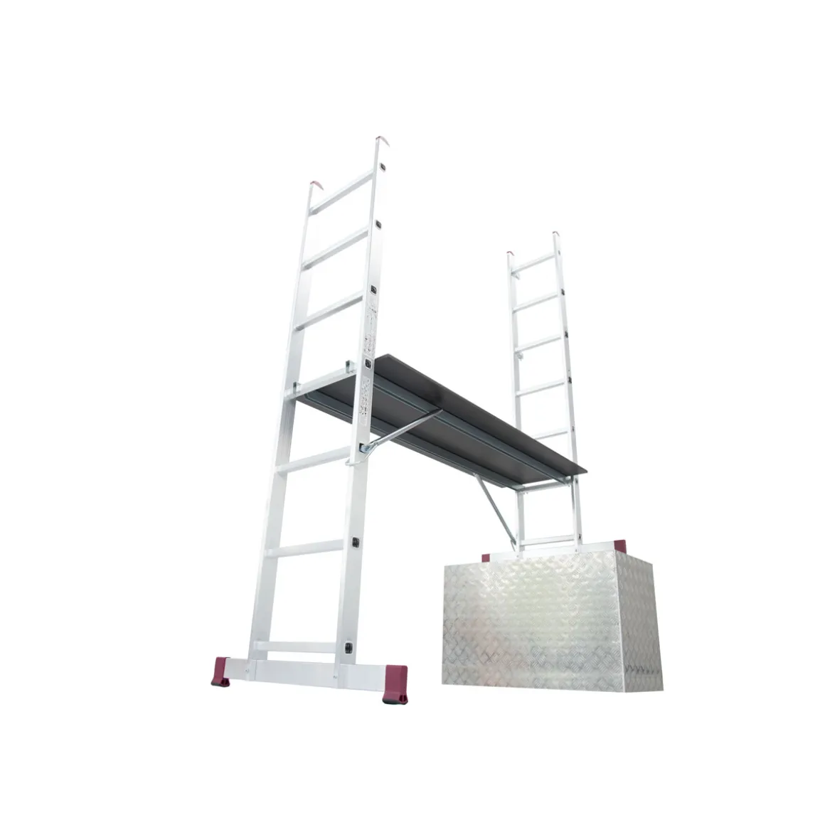 Krause CORDA LeiterGerüst 2 x 7 Sprossen