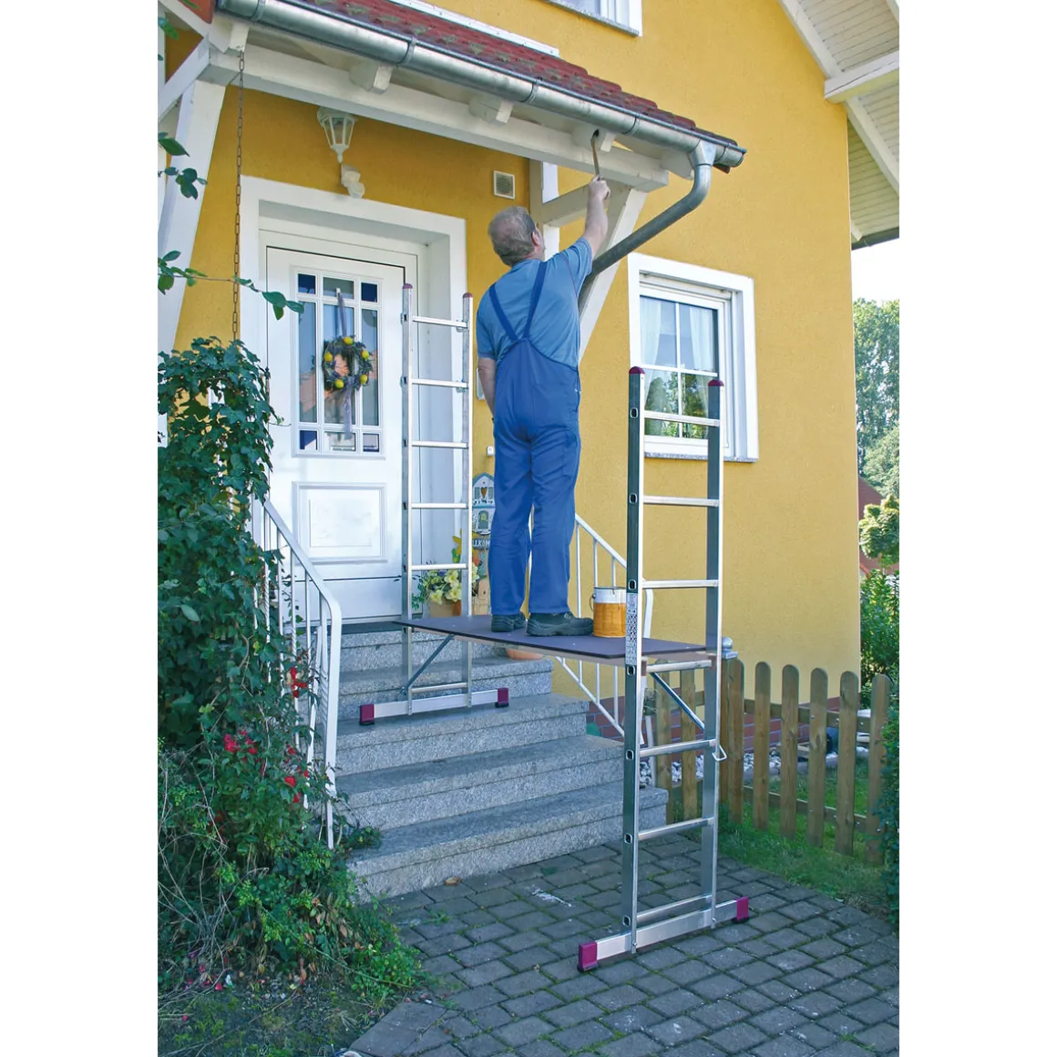 Krause CORDA LeiterGerüst 2 x 7 Sprossen