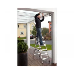 Krause Stufen-Doppelleiter Dopplo 2 x 6 Stufen