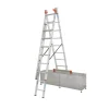 Krause Vielzweckleiter Tribilo 3 x 8 Sprossen mit Treppenfunktion
