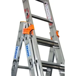 Krause Vielzweckleiter Tribilo 3 x 10 Sprossen mit Treppenfunktion