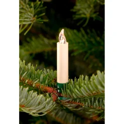 Krinner Christbaumkerzen LED Lumix Classic Mini Basis 12er Set