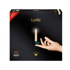 Krinner Christbaumkerzen LED Lumix Classic Mini Basis 12er Set