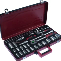 Krone 1/4" und 1/2" Steckschlüssels 64 teilig