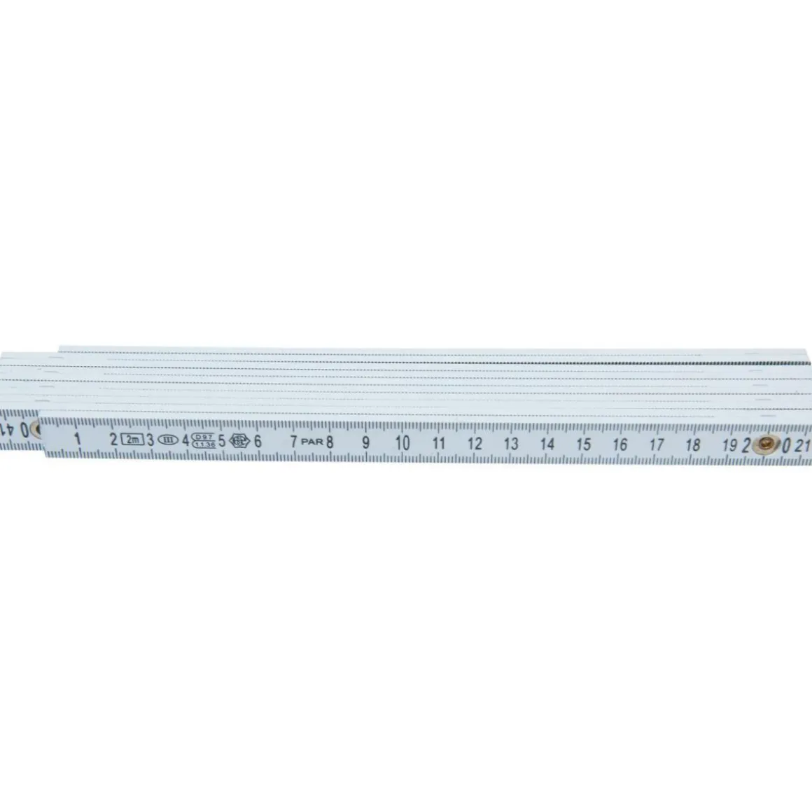 Krone Kunststoff-Gliedermaßstab 2m