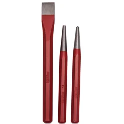 Krone Meißel-/Körner-/Durchschl.satz 3tlg