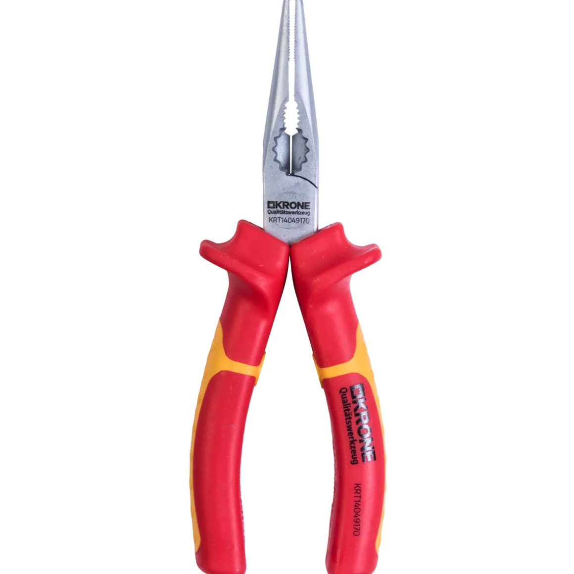 Krone NWS VDE Flachrundzange gerade 170 mm