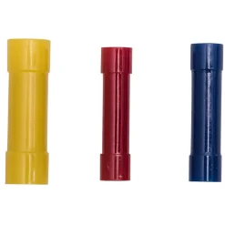 Krone Stoßverbinder je 3 rot blau gelb