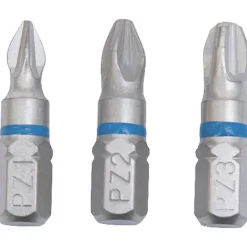 Krone Bit-Set PZ 1-2-3 Torsion 25 mm 3-teilig