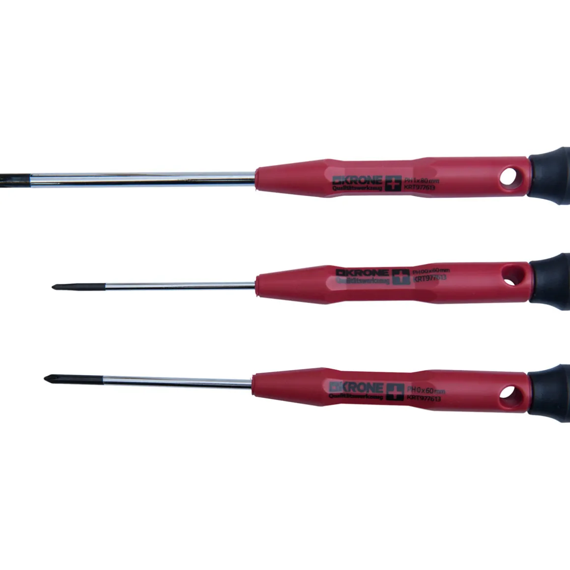Krone Feinmechaniker-Schraubendreher-Satz PH0 3-teilig