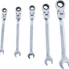 Krone Gelenk-Ratschen-Gabelschlüssel-Satz 5-teilig