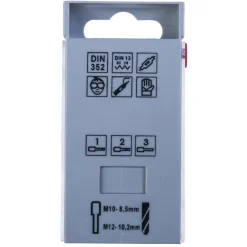 Krone Gewindebohrer-Satz HSS M12 3-teilig