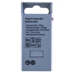 Krone Gewindebohrer-Satz HSS M5 3-teilig
