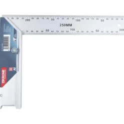 Krone Schlosserwinkel mit Anschlag 250 mm
