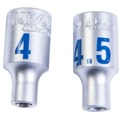 Krone Steckschlüsseleinsatz 1/4 4 und 4,5 mm