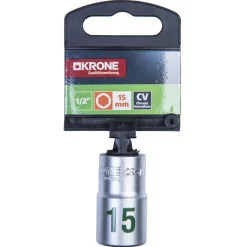 Krone Steckschlüsseleinsatz 1/2 Zoll 15 mm