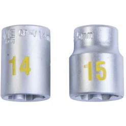 Krone Steckschlüsseleinsatz 3/8 14 und 15 mm