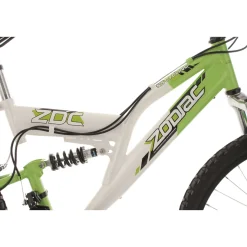 KS Cycling Jugend-Mountainbike Zodiac Fully 24 Zoll weiß-grün