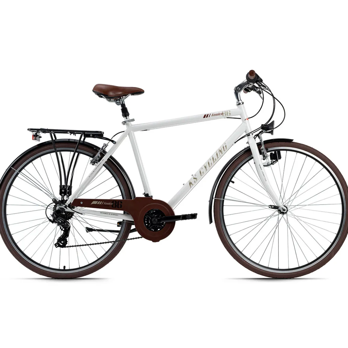 KS Cycling Trekkingrad Venice Herren 53 cm weiß