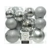 Kugelmix 6/8/10 cm bruchfest glänzend/ matt silber