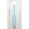 Kunststoff-Haustür D84 weiß 100 x 210 cm Anschlag links