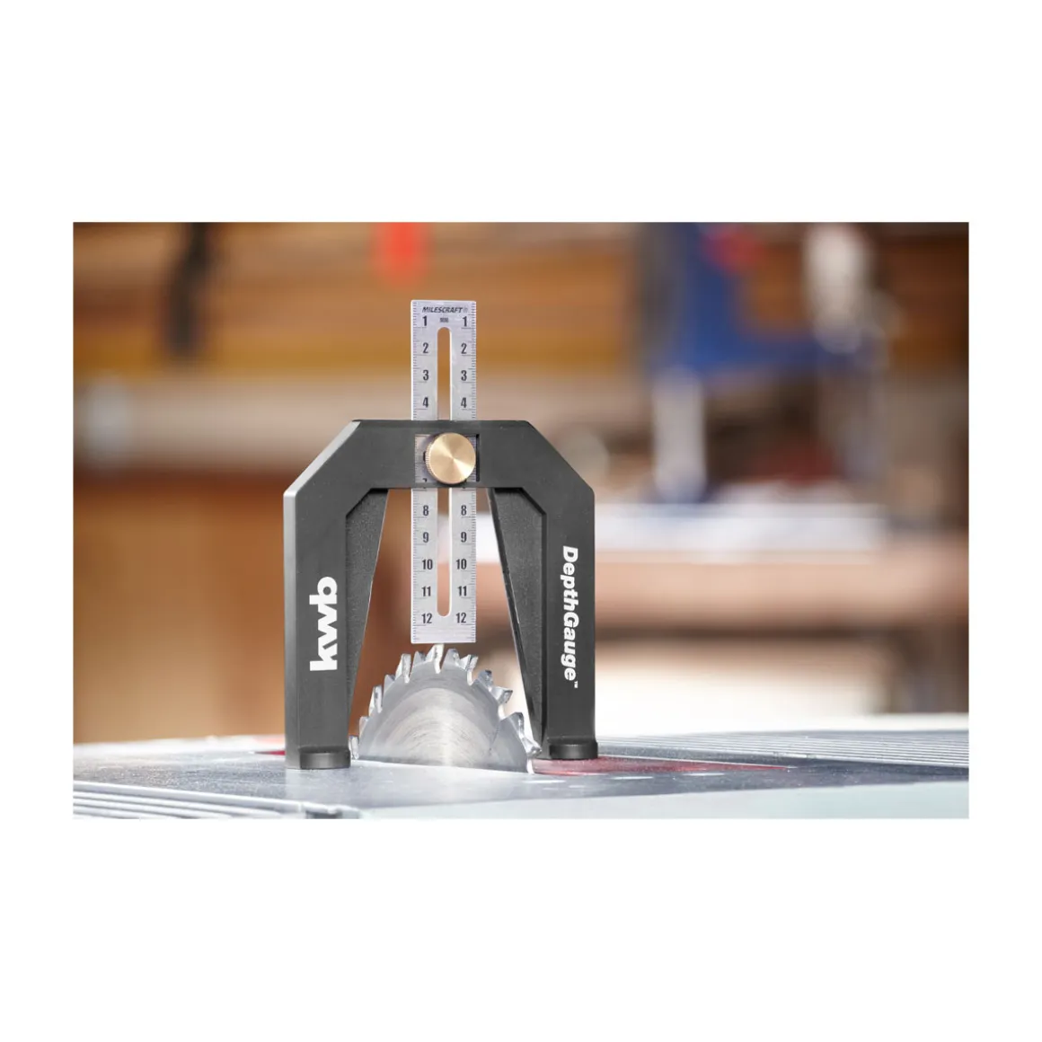 kwb Einstelllehre für Oberfräsen und Tischkreissägen