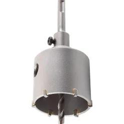 kwb Hohlbohrkrone mit Schaft und Zentrierbohrer SDS Plus Durchmesser 66 mm