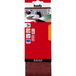 kwb Schleifbänder Holz und Metall 75 x 457 mm K40