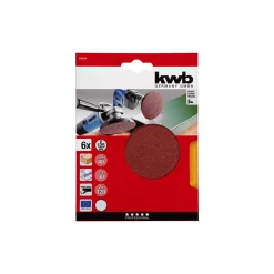 kwb Schleifscheiben Quick-Stick Holz und Metall Durchmesser 125 mm