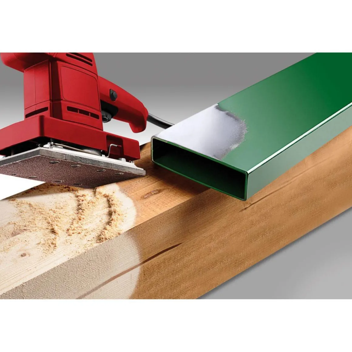 kwb Schleifstreifen Quick-Stick Holz und Metall 93 x 185 mm K120