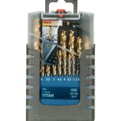 kwb Spiralbohrer Titan 19 teilig