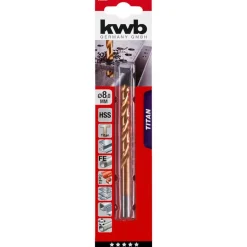 kwb Spiralbohrer Titan Durchmesser 8 mm