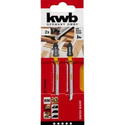 kwb Stichsägeblätter Laminat Holzbearbeitung Kurve S20 2 Stück