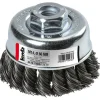 kwb Topfbürsten Aggresso-Flex für Einsatz mit Winkelschleifern 60 mm gezopft