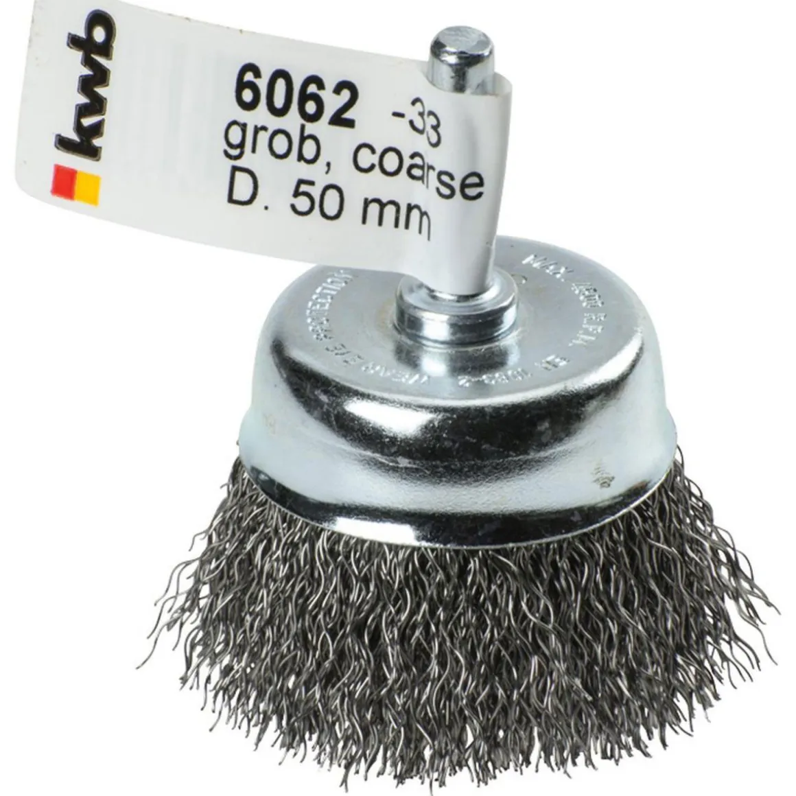 kwb Topfbürsten für Einsatz mit Bohrmaschinen und Akkuschraubern grob Durchmesser 50 mm