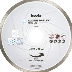 kwb Trennscheiben Aggreso Flex White Line Diamant Durchmesser 125 mm