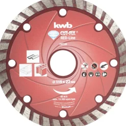 kwb Trennscheiben Cut-Fix Red-Line Diamant Durchmesser 115 mm