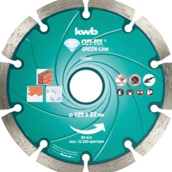 kwb Trennscheiben Diamant Cut-Fix Green-Line Durchmesser 125 mm