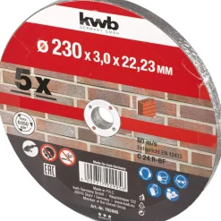 kwb Trennscheiben Steinbearbeitung Durchmesser 230 mm 5 Stück