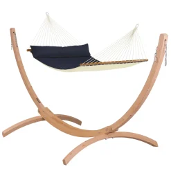 La Siesta Gefütterte Kingsize-Stabhängematte Alabama Navy Blue