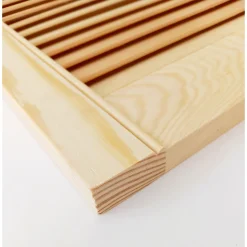 Lamellentür 39,5 x 39,4 x 2 cm Kiefer massiv