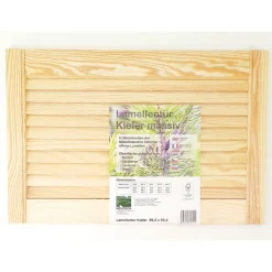 Lamellentür 39,5 x 59,4 x 2 cm Kiefer massiv