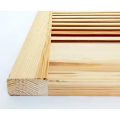 Lamellentür 201,3 x 39,4 x 2 cm Kiefer massiv