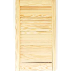 Lamellentür Kiefer natur 61,5 x 59,4 x 2 cm