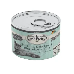 Landfleisch Cat Adult Pastete Rind+Kabelj 195g