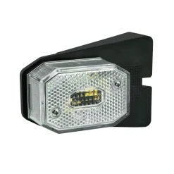 LAS 10122 Begrenzungsleuchte weiß mit Halter