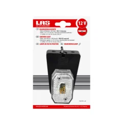 LAS 10122 Begrenzungsleuchte weiß mit Halter