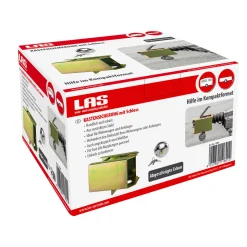 LAS 11801 Kastensicherung mit Schloss und abgeschrägten Ecken