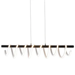 LED HL Belleza Metall/KS schwarzLxBxH 100x20x150cm dimmbar