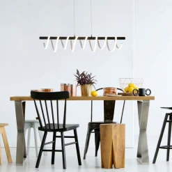 LED HL Belleza Metall/KS schwarzLxBxH 100x20x150cm dimmbar